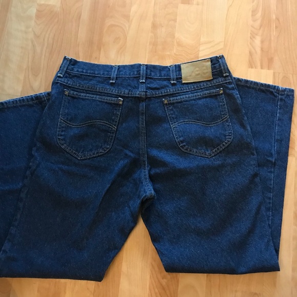 LEE indigo blue jeans 36 x 30 - Picture 2 of 6